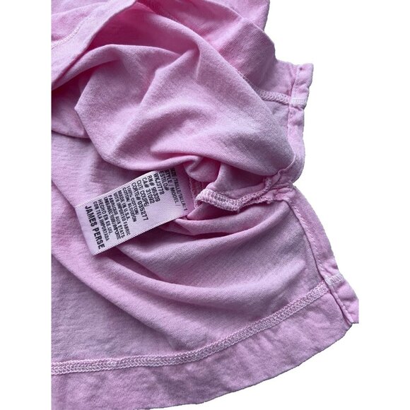 James Perse Cotton Boxy Tee Pink ( 2 ) - Picture 2 of 2